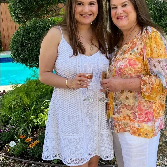 White Lace Dress from Abercrombie - Picture 1 of 3